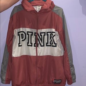 Pink windbreaker
